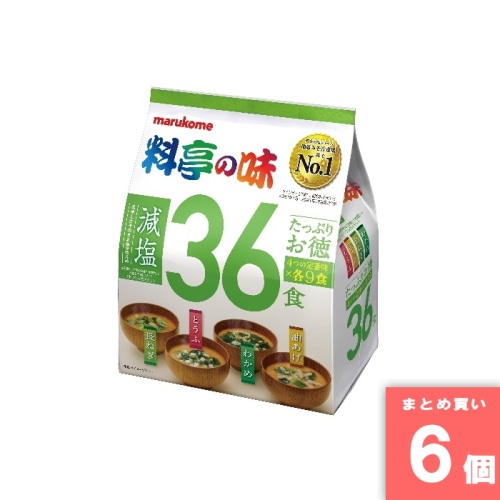 [取寄10][まとめ買い]【6個セット】たっぷりお徳料亭の味減塩36食 [4902713134040]