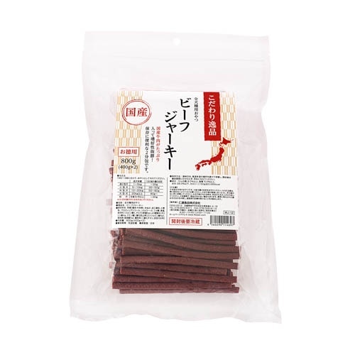 [取寄10]仁達食品 仁達食品 ビーフジャーキー 800g [1個][4560290114697]