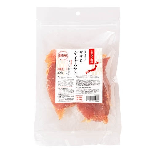 [取寄10]仁達食品 仁達食品 ササミジャーキーソフト 200g [1個][4560290114666]