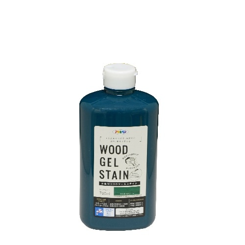 [取寄10]水性WOODジェルステイン 700ml Kグリーン カシミヤグリーン [4970925448934]