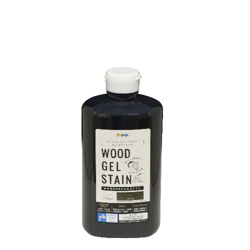 [取寄10]水性WOODジェルステイン 700ml ブラック [4970925448972]