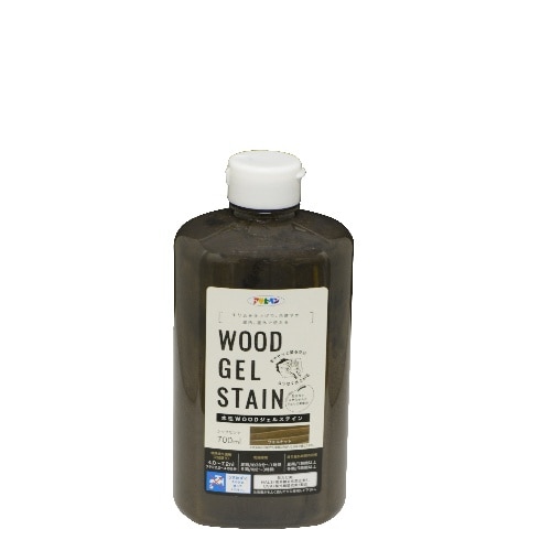 [取寄10]水性WOODジェルステイン 700ml ウォルナット [4970925448996]