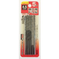 [取寄10]鉄工用ドリル シンニング 5本入 4.5mm [4962308619314]