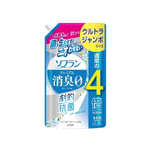 [取寄10]ソフランP消臭 Wハーブアロマ 詰替UJ 1520ML [1個][4903301363729]