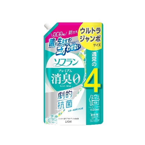 [取寄10]ソフランP消臭 Fグリーンアロマ詰替UJ 1520ML [1個][4903301363781]