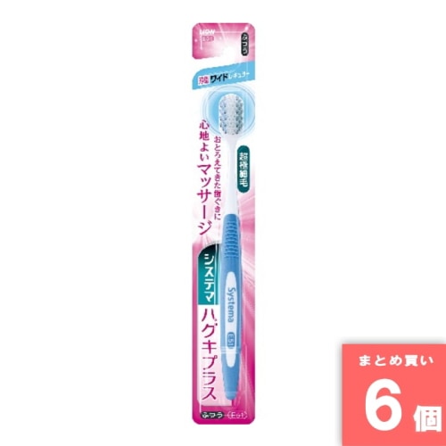 [取寄10][まとめ買い]【6個セット】システマハグキP ワイドヘッド ふつう [4903301274285]