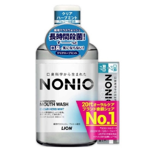 NONIOマウスウオッシュ Cハ-ブ ミニハミガキ付 600ml