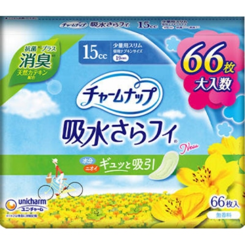 チャームナップ 吸水さらフィ 少量用 消臭 66枚