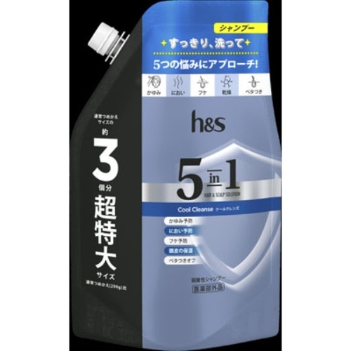 [取寄10]h＆s 5in1クールクレンズシャンプー [1個][4987176243324]