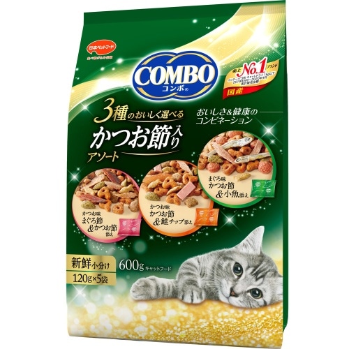 日本ペットフード ミオコンボかつお節入りアソート [600g]