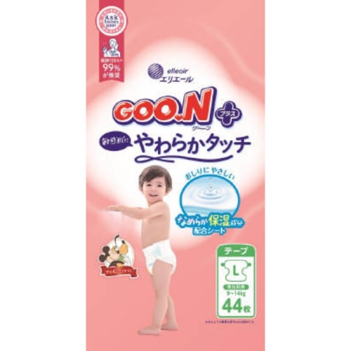 グーンプラス 敏感肌にやわらかタッチ Lサイズ 44枚