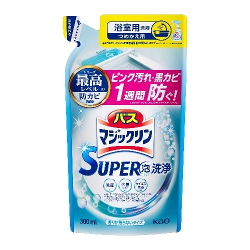 [取寄10]バスマジックリンSUPER泡洗浄 詰替300ml [1個][4901301426536]