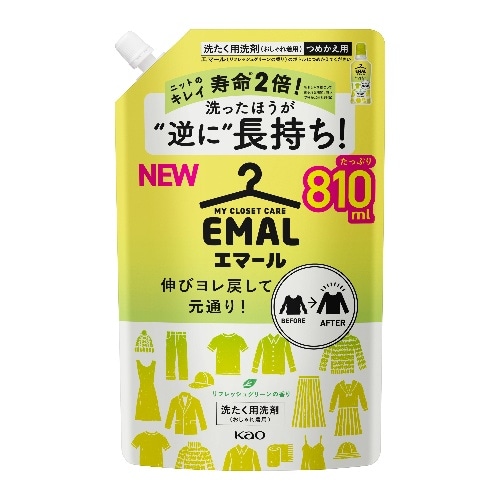 エマール リフレッシュグリーン 詰替 810ml [1個]