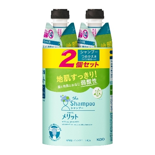 [取寄10]Kao メリットシャンプーカエ2コ680ml [1個][4901301352903]