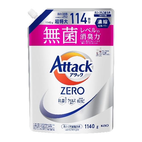 [取寄10]アタックZERO つめかえ用 1140g [1個][4901301435576]