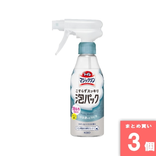 [取寄10][まとめ買い]【3個セット】トイレマジックリンこすらずスッキリ泡パックＣ本体 [4901301454706]