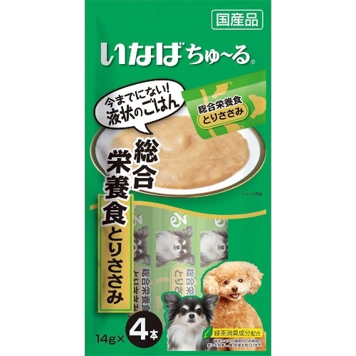 いなばペットフード ちゅーる総合栄養食とりささみ [14g×4本]