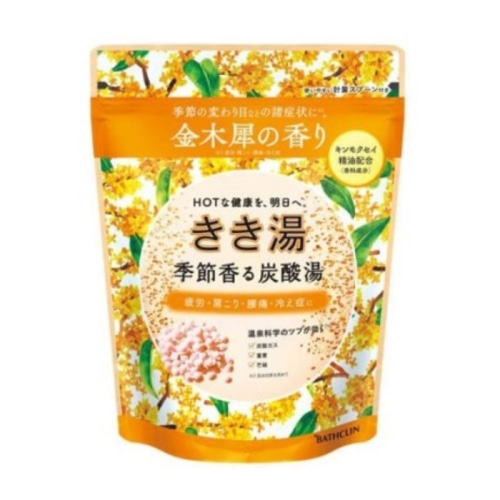 きき湯 季節香る炭酸湯 金木犀の香り 360g