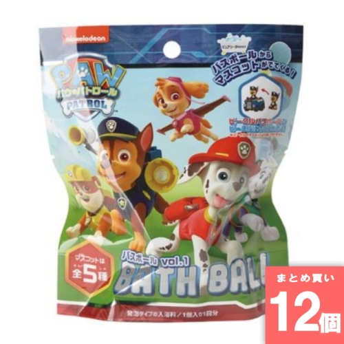 [取寄10][まとめ買い]【12個セット】パウパトロール バスボール ピュアソーダの香り [4535304721970]