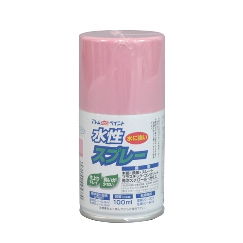 水性スプレー 100ml パステルピンク