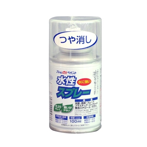 [取寄10]水性スプレー 100ml 消しNクリヤー [4971544095738]