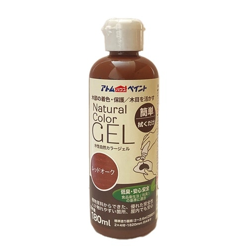 [取寄10]自然カラージェル180ml レッドオーク [1個][4971544086651]