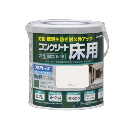[直送5]00001-16115 水性コンクリート床用FT 0.7L ホワイト