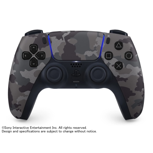 DualSense ワイヤレスコントローラー CFI-ZCT2J06 グレー カモフラージュ