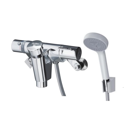 自閉式壁付サーモスタット混合水栓 TMF49BY1 (コンフォートウエーブ1モード)