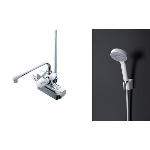 定量止水式台付サーモスタット水栓 TMJ48Y1 (コンフォートウエーブ1モード)