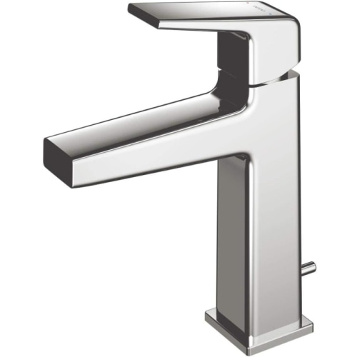 台付シングル混合水栓 TLG10301J (エコシングル、ワンプッシュ、共用)