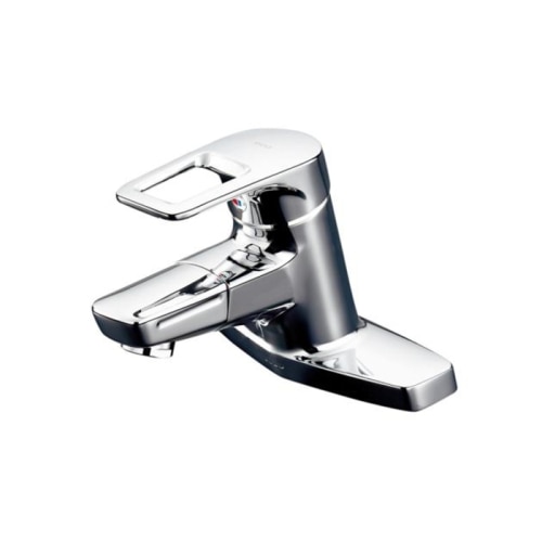 台付シングル混合水栓 TLHG30DQES (エコシングル、吐水口回転)