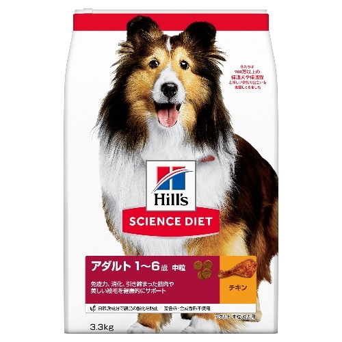 [取寄10]日本ヒルズコルゲート ヒルズアダルト成犬用 [3.3kg][0052742014579]