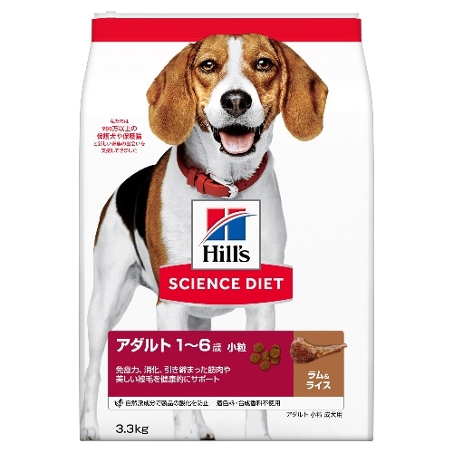 日本ヒルズコルゲート ヒルズアダルトラム＆ライス小粒成犬用 [3.3kg]