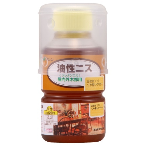 油性ニス120ml つや消しクリヤー