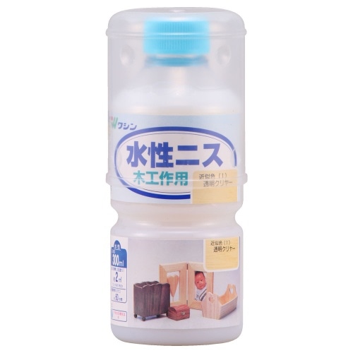 [取寄10]水性ニス300ml透明クリヤー 透明クリヤー [300ml][4965405110029]