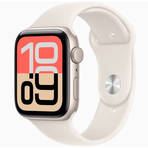 Apple Watch SE 3 GPSモデル 44mm MEHJ4J/A スターライトスポーツバンド M/L