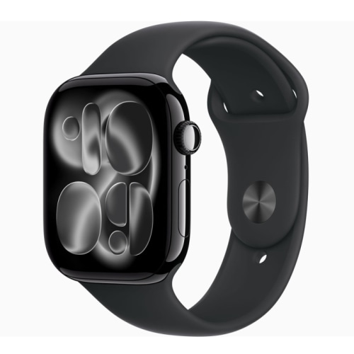 Apple Watch Series 11 GPSモデル 46mm MEUX4J/A ジェットブラック・ブラックスポーツバンド M/L