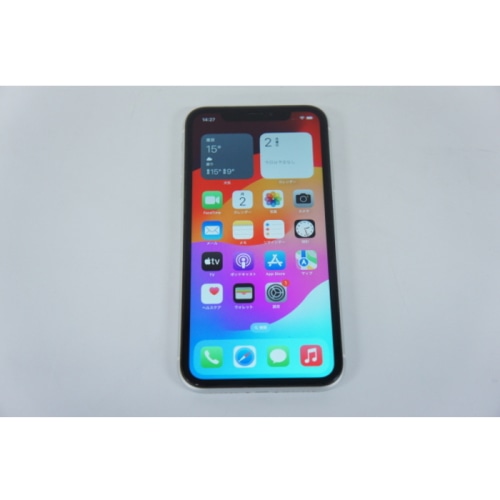 [中古B]iPhoneXR A2106 MT032J/A ホワイト (バッテリー最大容量80%) (docomoSIMロック解除済) [64GB]
