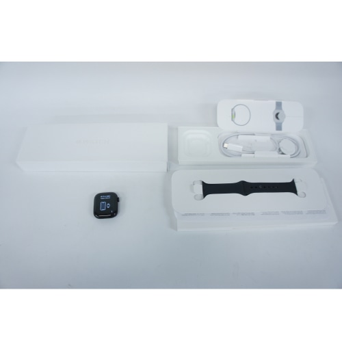 [中古A]Apple Watch Series 11 GPSモデル 42mm MEQT4J/A ジェットブラック・ブラックスポーツバンド S/M (BT最大容量100%)