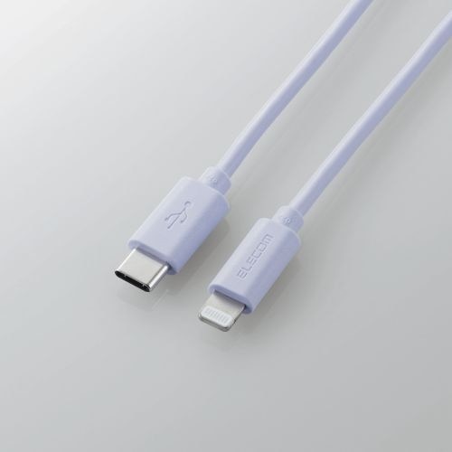 [取寄10]USB C－Lケーブル／1．0m U2C－APCL10PU パープル [1個][4549550229166]