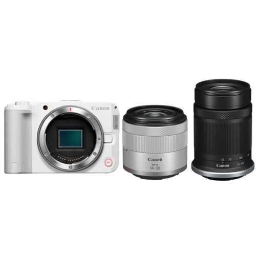 CANON ミラーレスカメラ EOS R50 V ダブルズームキット ホワイト