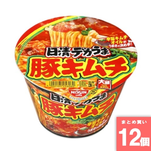 [取寄10][まとめ買い]【12個セット】デカうま 豚キムチ 101g [4902105256060]