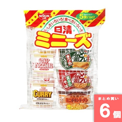 [取寄10][まとめ買い]【6個セット】カップミニーズ 205g [4902105035764]