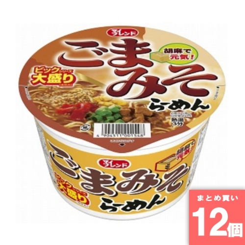 [取寄10][まとめ買い]【12個セット】大黒 ビッグごまみそラーメン 105g [4904511001548]
