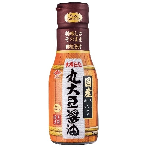 木樽仕込 国産丸大豆使用醤油 210ml [1本]