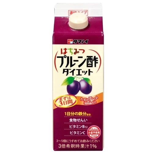 はちみつプルーン酢濃縮 500ml [1本]