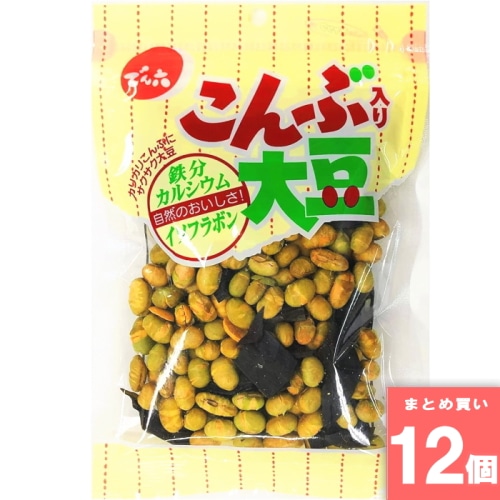 [まとめ買い]【12個セット】こんぶ入り大豆