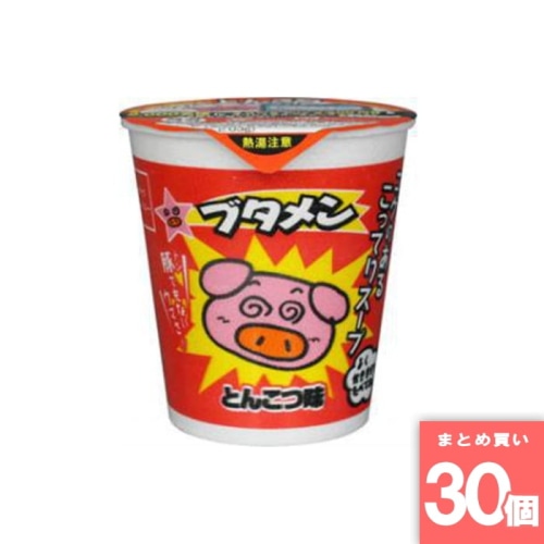 [取寄10][まとめ買い]【30個セット】おやつカンパニー ブタメン とんこつ味 [4902775070171]