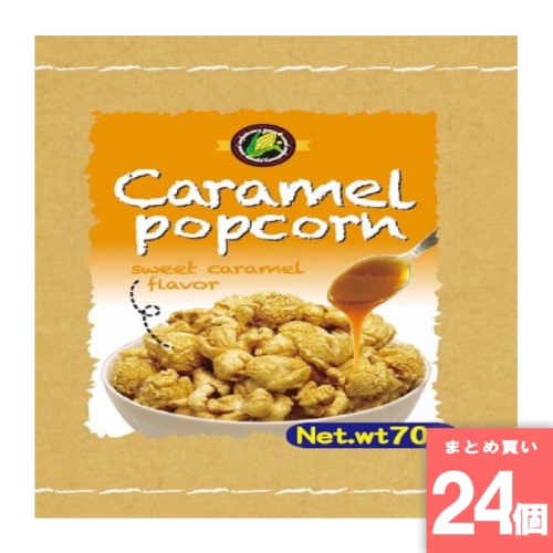 [取寄10][まとめ買い]【24個セット】キャラメルポップコーン 90g [4901958077211]